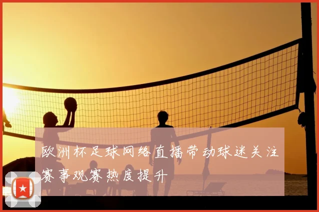 欧洲杯足球网络直播带动球迷关注赛事观赛热度提升